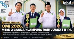 OMI 2026, MTsN 2 Bandar Lampung Raih Juara I-II IPA