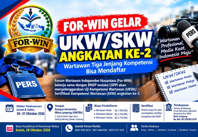 UKW/SKW For-WIN Angkatan 2, Pendaftaran Dibuka