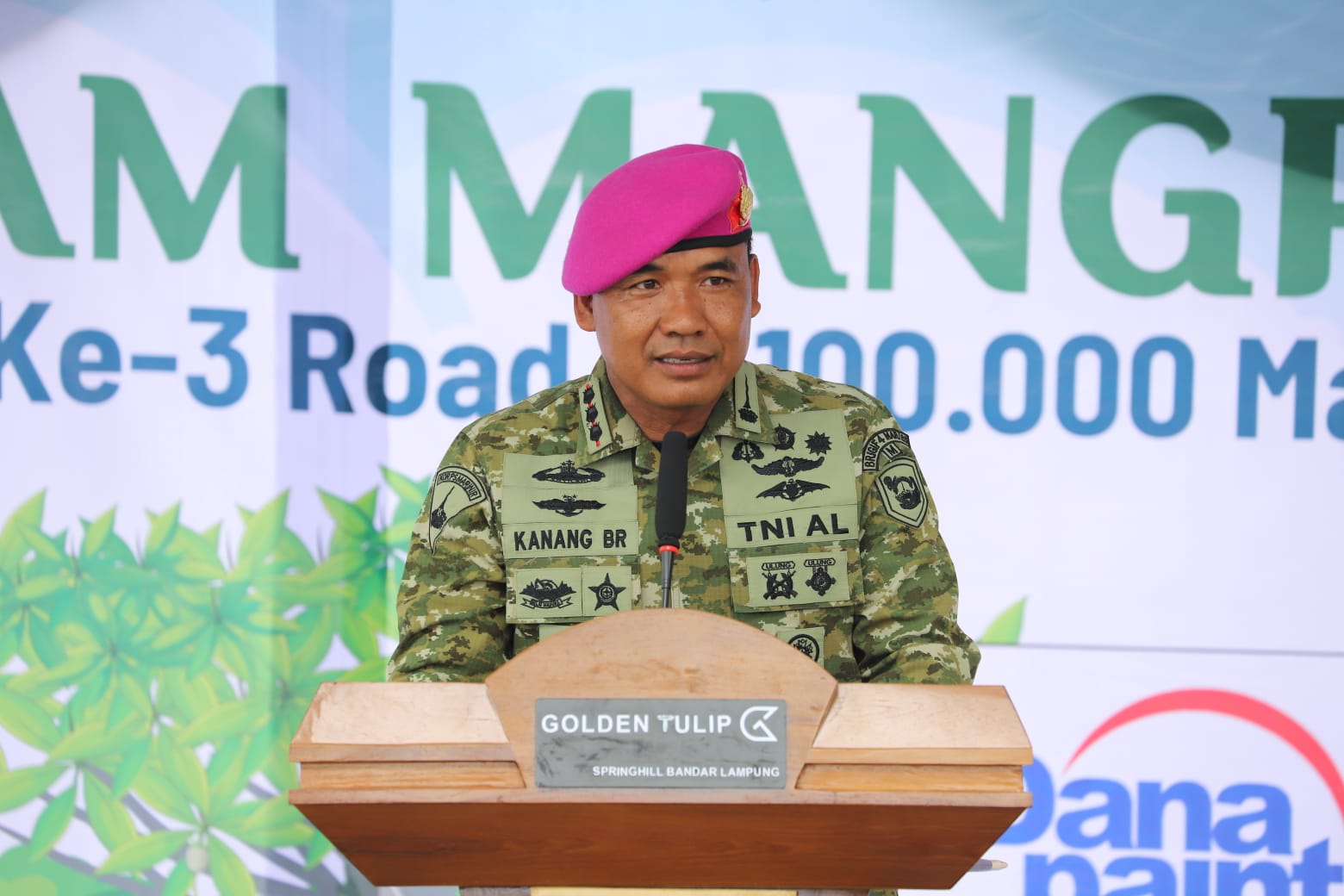 Bakti Mangrove Brigif 4 Mar/BS Warnai HUT ke-81 TNI