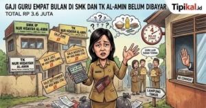 Gaji Guru Honorer Al-Amin Empat Bulan Belum Dibayar