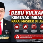 Debu Vulkanik, Kemenag Imbau Warga Pakai Masker di Luar Rumah