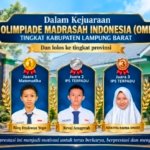 Siswa MTsN 1 Lampung Barat Lolos OMI Provinsi