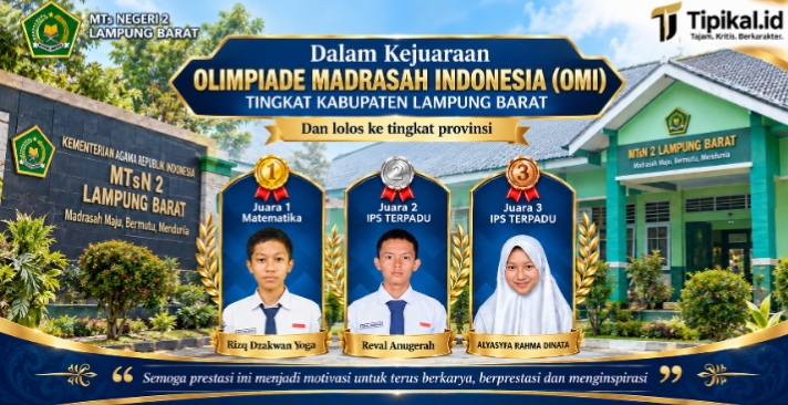 Siswa MTsN 1 Lampung Barat Lolos OMI Provinsi