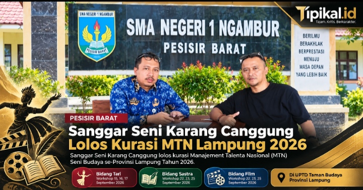 Sanggar Seni Karang Canggung Lolos Kurasi MTN Lampung 2026