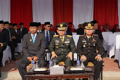 Pancasila, Danrem 043/Gatam Hadiri Upacara Lampung