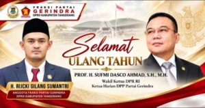 Rijcki Gilang Sumantri Puji Keteladanan Prof. Dasco