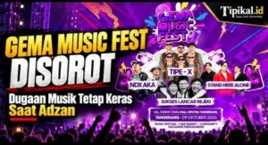 Gema Music Fest Disorot, Panitia Dinilai Abaikan Waktu Ibadah