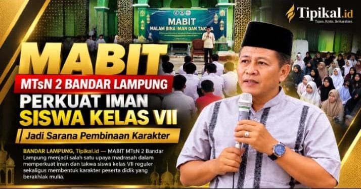 MABIT MTsN 2 Bandar Lampung Perkuat Iman Siswa Kelas VII