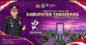 Polresta Tangerang Tegaskan Komitmen di HUT ke-394