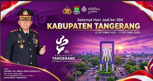 Polresta Tangerang Tegaskan Komitmen di HUT ke-394