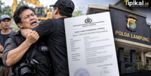 Wartawan Nelson Laporkan Dugaan Penganiayaan ke Polda Lampung