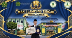 MAN 1 Lampung Tengah Raih Terbaik II Bahasa Indonesia