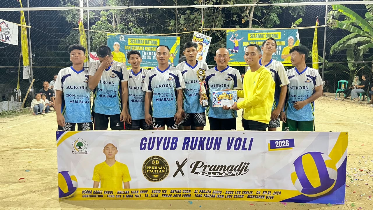 Guyub Rukun Voli Lampung Selatan Cetak Atlet Berprestasi