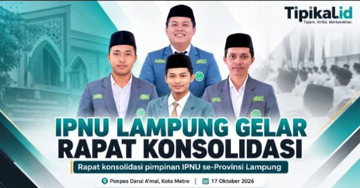 IPNU Lampung Gelar Rapat Konsolidasi di Kota Metro