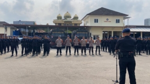 Satuan Brimob Lampung Kirim Personel Tangani Karhutla