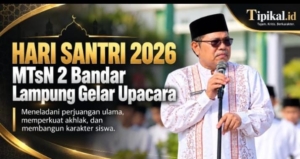 Hari Santri 2026, MTsN 2 Bandar Lampung Gelar Upacara