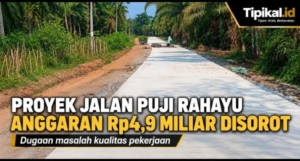Proyek Jalan Puji Rahayu Rp4,9 Miliar Disorot
